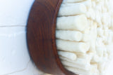 Felted Puff in Vintage Teak | Neutral
