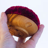 Midi Puff in Olive Wood Frame | Flame
