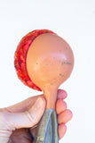 Oversized Ribbed Ice Cream Scoop Puff | Peach Dipped