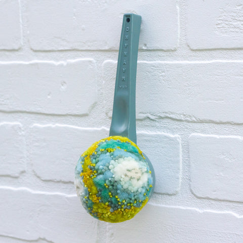 Oversized Ice Cream Scoop Puff | Painted Seafoam