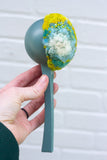 Oversized Ice Cream Scoop Puff | Painted Seafoam