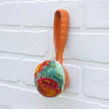 Oversized Ice Cream Scoop Puff | Painted Orange