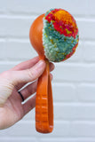 Oversized Ice Cream Scoop Puff | Painted Orange