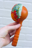 Oversized Ice Cream Scoop Puff | Painted Orange