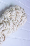 XL Woven Wall Hanging | White Cloud