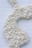 XL Woven Wall Hanging | White Cloud