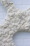 XL Woven Wall Hanging | White Cloud