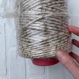 Destash Yarn | Neutral+Gold Coiled