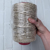 Destash Yarn | Neutral+Gold Coiled