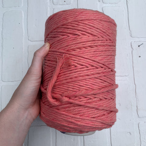 Destash Yarn | Pink Cotton Cord