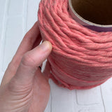Destash Yarn | Pink Cotton Cord