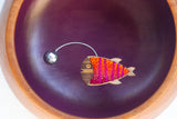 Embroidered Angler Fish | Pink Party