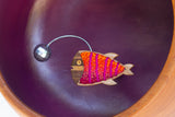 Embroidered Angler Fish | Pink Party