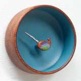 Embroidered Narwhal | Blue