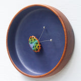 Embroidered Bug with Vintage Disco Ball Antennae