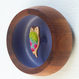 Embroidered Owl | Periwinkle