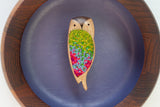 Embroidered Owl | Periwinkle
