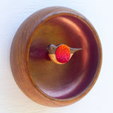 Embroidered Songbird | Shimmery Magenta/Copper