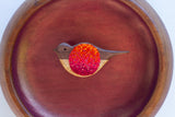Embroidered Songbird | Shimmery Magenta/Copper