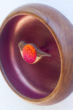 Embroidered Songbird | Shimmery Magenta/Copper