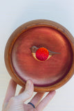 Embroidered Songbird | Shimmery Magenta/Copper
