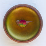 Embroidered Songbird | Golden Chartreuse