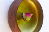 Embroidered Songbird | Golden Chartreuse