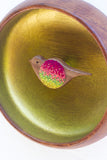 Embroidered Songbird | Golden Chartreuse