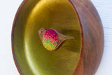 Embroidered Songbird | Golden Chartreuse