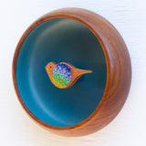 Embroidered Songbird | Dreamy Blue