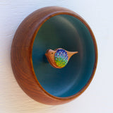 Embroidered Songbird | Dreamy Blue