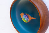 Embroidered Songbird | Dreamy Blue