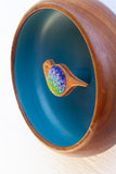 Embroidered Songbird | Dreamy Blue