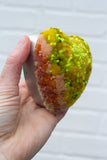 Vintage Heart Jell-O Tin Puff | Peaches + Neon