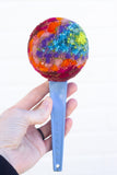 Oversized Ice Cream Scoop Puff | Jewel Tone Rainbow