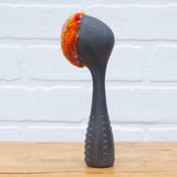 Polka Dot Scoop Puff | Green + Orange