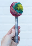 Vintage Striped Ice Cream Scoop | Rainbow