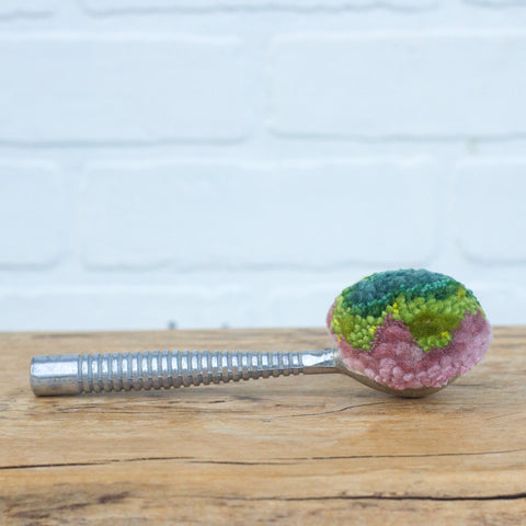 Vintage Striped Ice Cream Scoop | Pink + Green