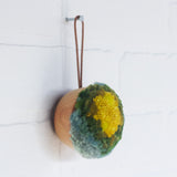 Mini Puff Ornament | Chartreuse + Green