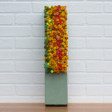 Puff Sculpture in Vintage Safe Deposit Box | Vertical Rainbow