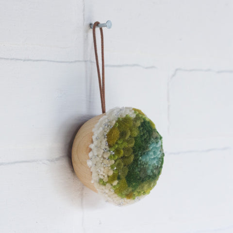 Mini Puff Ornament | Green 2