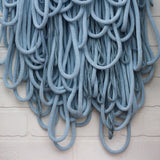 Extra Long Icy Blue Woven Wall Hanging