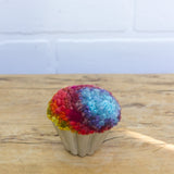 MINI Vintage Jell-O Mold Puff: Rainbow
