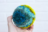 Vintage Jell-O Mold Puff: Blue + Neon