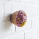 Mini Puff | Pink and Chartreuse