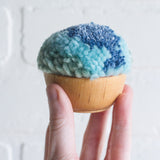 Mini Puff | Blue, Turquoise and Seafoam