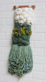 Woven Wall Hanging | Greens + Chartreuse