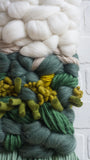 Woven Wall Hanging | Greens + Chartreuse