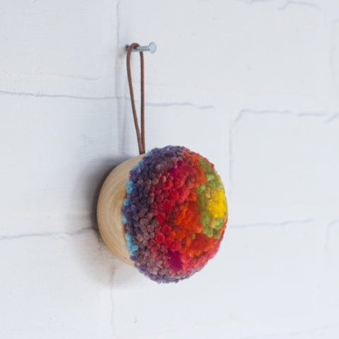 Mini Puff Ornament | Rainbow 3