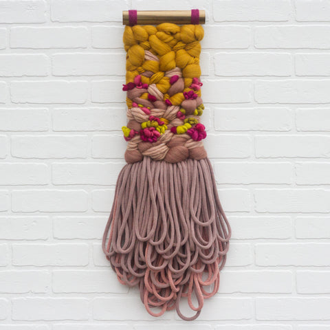Woven Wall Hanging | Retro Floral